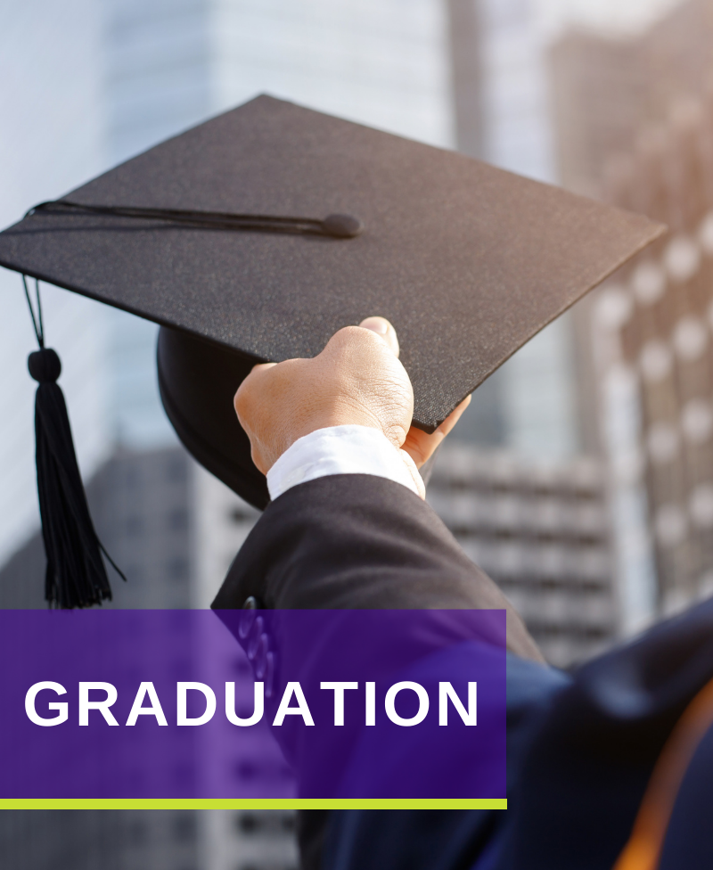graduation button link